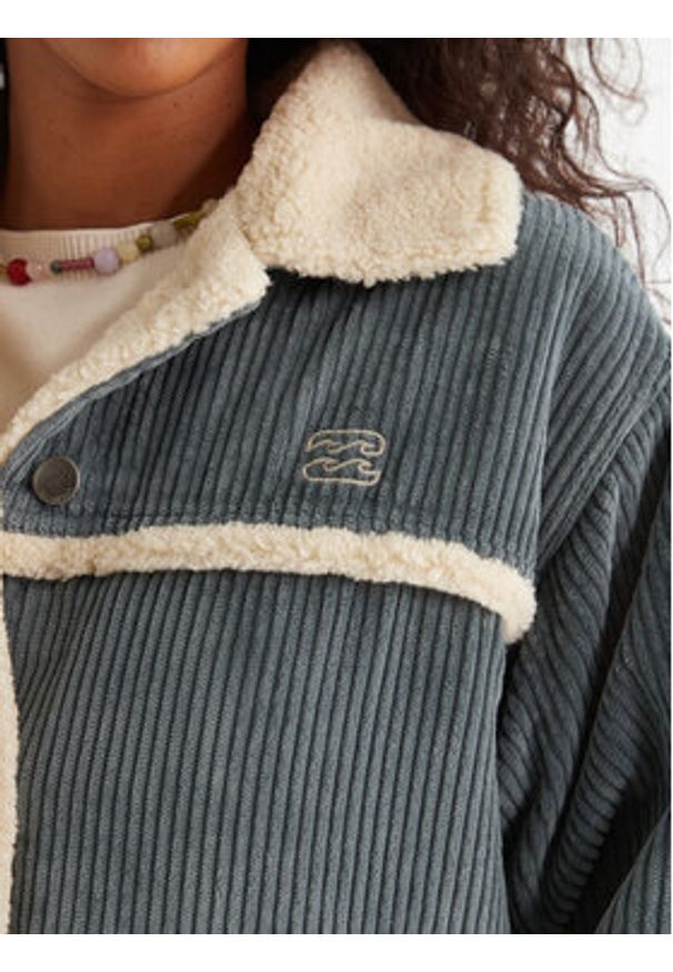 Billabong Kurtka przejściowa EBJJK00163 Zielony Regular Fit. Kolor: zielony. Materiał: bawełna