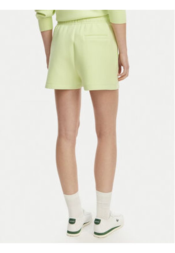 Lacoste Szorty sportowe GF9991 Zielony jasny Regular Fit. Kolor: zielony. Materiał: bawełna