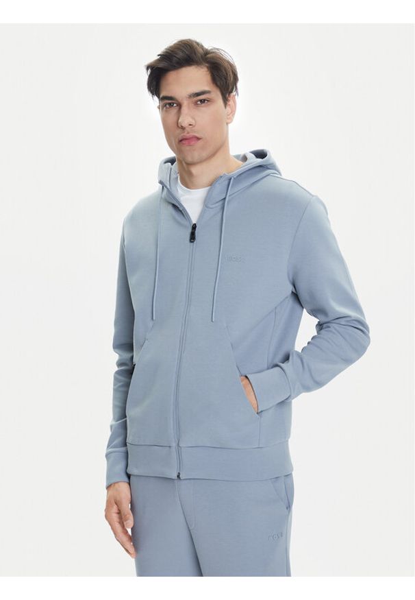 BOSS Bluza Saggy 50506161 Szary Regular Fit. Kolor: szary. Materiał: bawełna