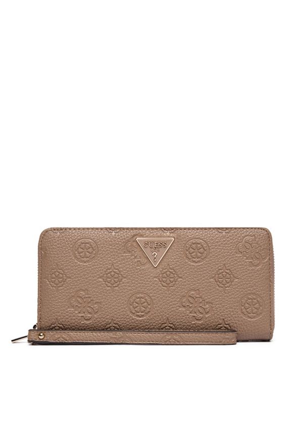 Guess Duży Portfel Damski Cresidia II Slg SWPD98 88146 Brązowy. Kolor: brązowy. Materiał: skóra