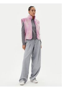 Hugo - HUGO Bezrękawnik Fitara-1_B 50541231 Fioletowy Regular Fit. Kolor: fioletowy. Materiał: syntetyk. Długość rękawa: bez rękawów #5