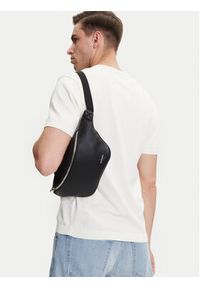 Calvin Klein Jeans Saszetka nerka Mono Logo Waistbag 38 LV04G3012G Czarny. Kolor: czarny. Materiał: skóra #5