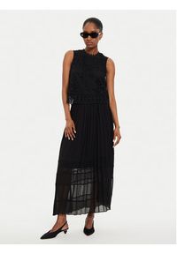 Morgan Spódnica plisowana 232-JILA Czarny Regular Fit. Kolor: czarny. Materiał: syntetyk #4