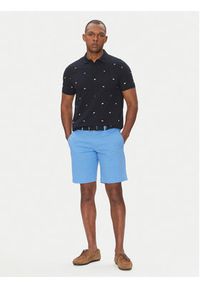 TOMMY HILFIGER - Tommy Hilfiger Polo Critter MW0MW39044 Granatowy Regular Fit. Typ kołnierza: polo. Kolor: niebieski. Materiał: bawełna