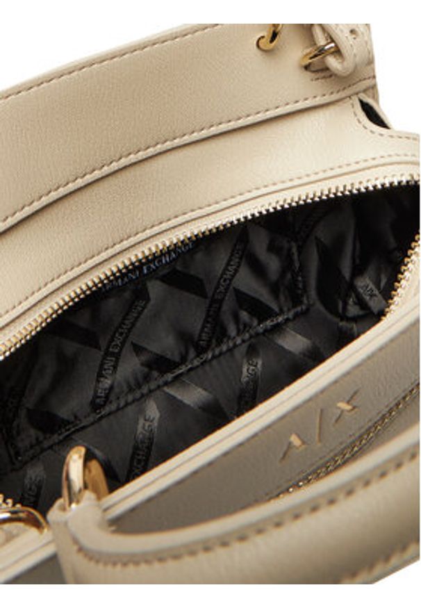 Armani Exchange Torebka XW001212 AF17117 U1092 Beżowy. Kolor: beżowy. Materiał: skórzane