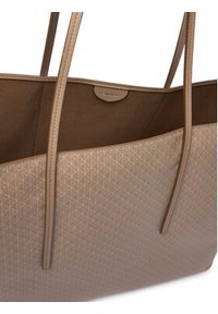 Calvin Klein Torebka Emblem Aop Large Tote W/ Pouch LV04F3364G Beżowy. Kolor: beżowy. Materiał: skórzane #3