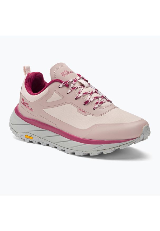 Buty turystyczne damskie Jack Wolfskin Terrashelter Low. Kolor: różowy. Styl: sportowy