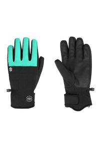 SIROKO - Rękawice snowboardowe i narciarskie unisex. Kolor: niebieski, wielokolorowy, czarny. Sezon: zima. Sport: narciarstwo, snowboard #1
