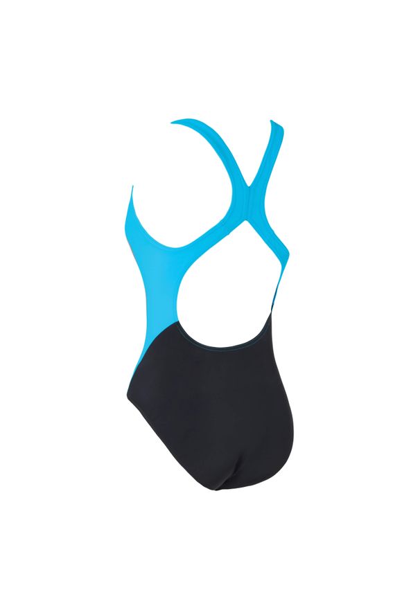 ZOGGS - Damski kostium kąpielowy 1-częściowy Zoggs Toronto Flyback. Kolor: czarny, niebieski, wielokolorowy