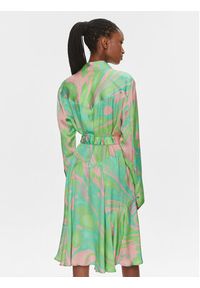 Pinko Sukienka koszulowa 103084 A1PE Zielony Regular Fit. Kolor: zielony. Materiał: wiskoza. Typ sukienki: koszulowe #3