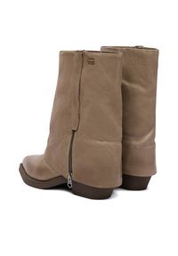 G-Star RAW - G-Star Raw Botki EO-YAGMUR-25FW30 Beżowy. Kolor: beżowy. Materiał: skóra #6