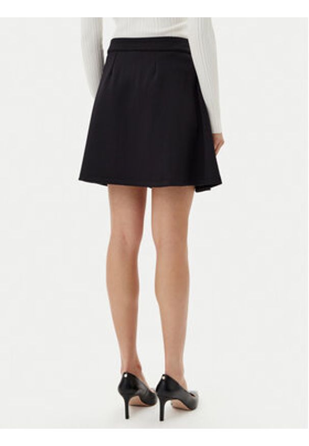 Hugo - HUGO Spódnica trapezowa Naffitini 50542759 Czarny Regular Fit. Kolor: czarny. Materiał: syntetyk, bawełna