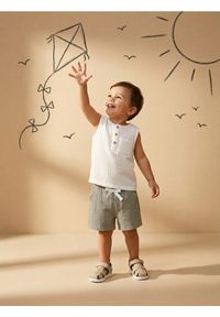 Sinsay - Bawełniane szorty - szary. Kolor: szary. Materiał: bawełna #1