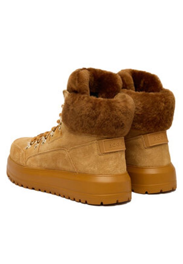 Bogner Botki Antwerp L 23 A 22541613 Beżowy. Kolor: beżowy. Materiał: skóra