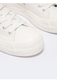 Big-Star - Trampki damskie białe NN274853 101. Okazja: na spacer. Kolor: biały. Materiał: jeans. Sezon: lato. Styl: retro, klasyczny #4