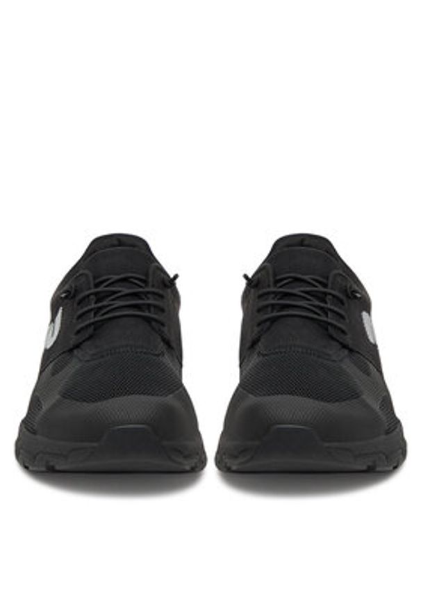 Rieker Sneakersy 09100-00 Czarny. Kolor: czarny. Materiał: materiał, syntetyk