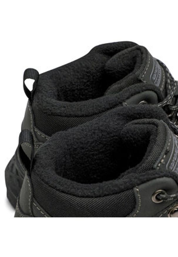 Sprandi Trapery BP40-21375Y Czarny. Kolor: czarny. Materiał: skóra