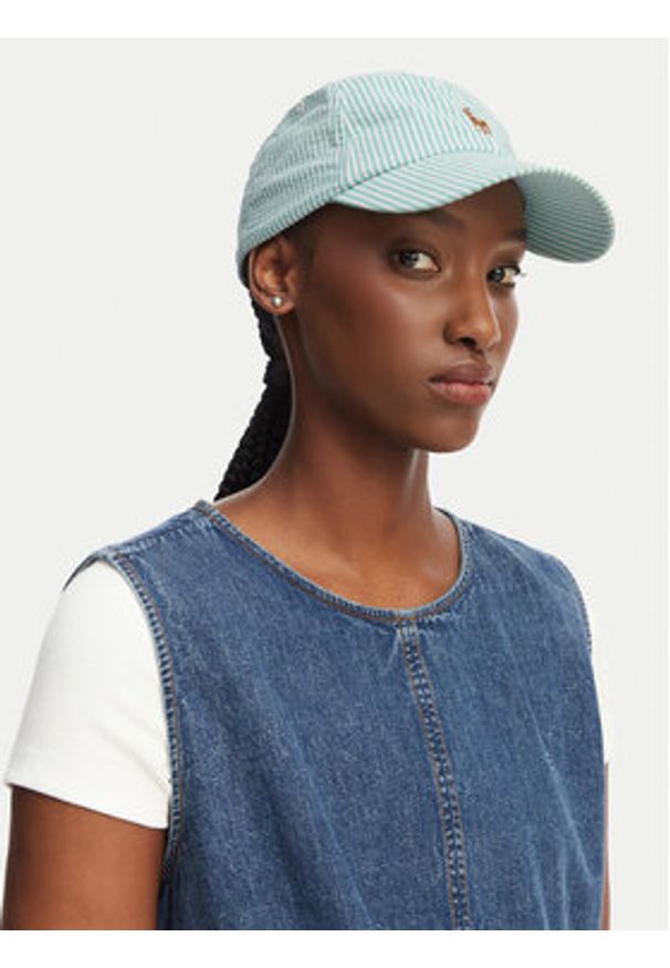 Polo Ralph Lauren Czapka z daszkiem 710957166500 Zielony. Kolor: zielony. Materiał: bawełna