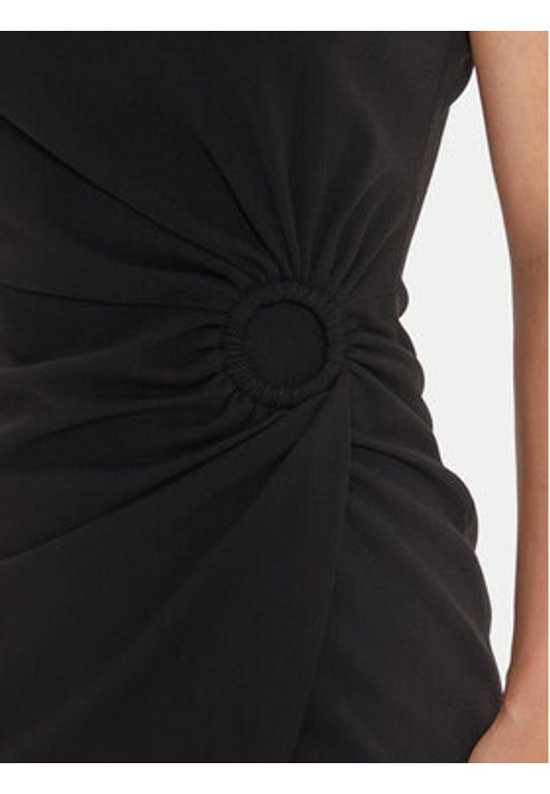 DKNY Sukienka koktajlowa DD4G128C Czarny Slim Fit. Kolor: czarny. Materiał: syntetyk. Styl: wizytowy