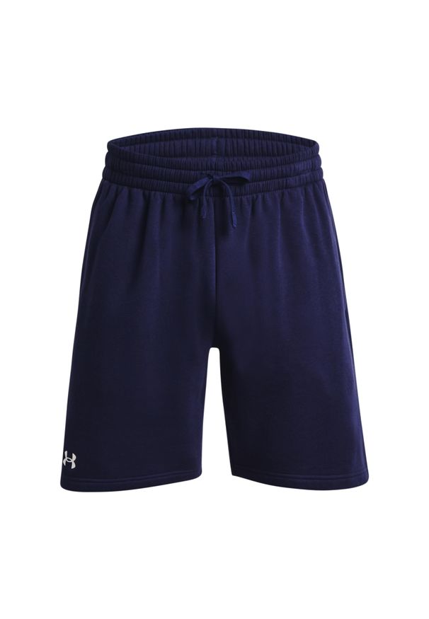 Szorty Under Armour Rival Fleece. Kolor: biały, niebieski, wielokolorowy. Sport: bieganie, fitness