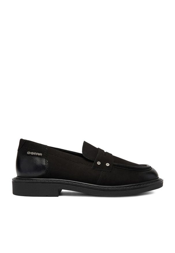 G-Star RAW - G-Star Raw Loafersy CEO-WI23-ROUND-06 Czarny. Kolor: czarny. Materiał: nubuk, skóra