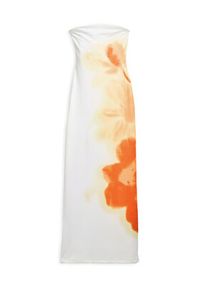 Desigual Sukienka letnia Amberes 25SWVK49 Écru Slim Fit. Materiał: syntetyk. Sezon: lato #5