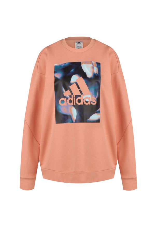 Adidas - Bluza damska adidas Youforyou Sweatshirt. Kolor: pomarańczowy, różowy, żółty, wielokolorowy