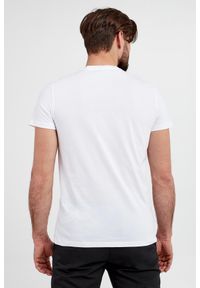 Balmain - T-shirt męski z logo BALMAIN. Materiał: bawełna. Wzór: nadruk