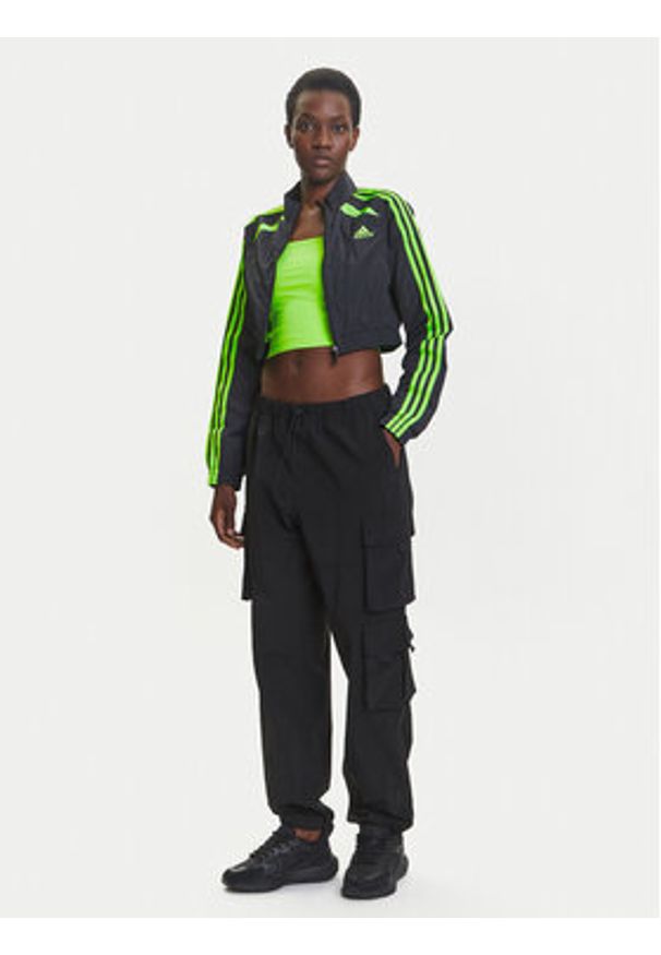 Adidas - adidas Bluza Teamgeist adicolor JZ8273 Czarny Slim Fit. Kolor: czarny. Materiał: syntetyk