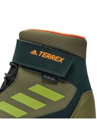 Adidas - adidas Trekkingi Terrex Snow Cf R.Rdy K GZ1178 Zielony. Kolor: zielony. Materiał: materiał #4