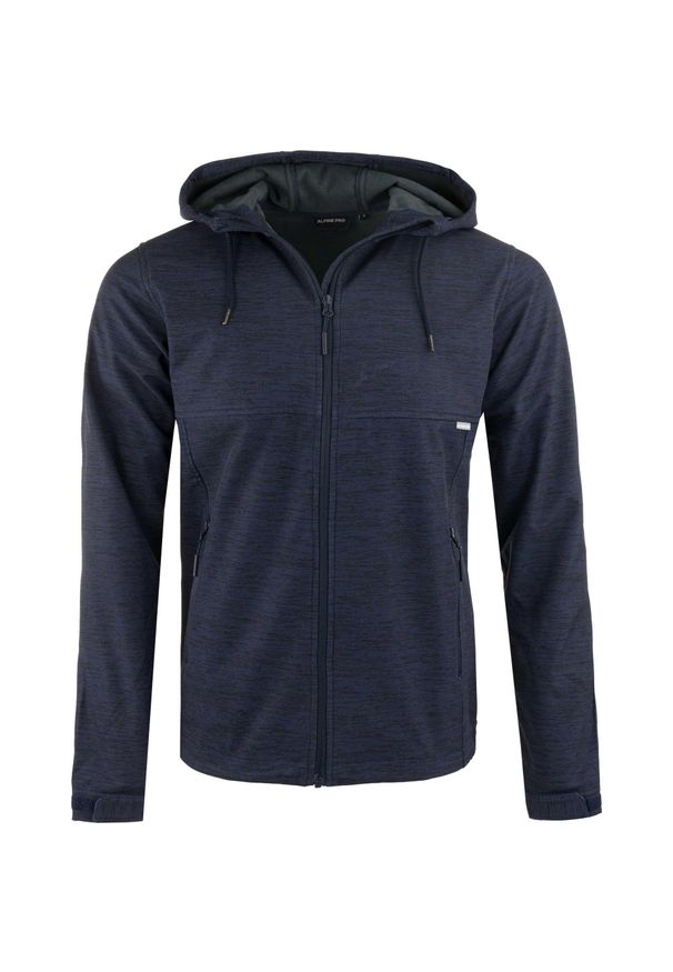 ZEAGLE - Męska Kurtka Softshell Alpine Pro Hedeg - Stylowa i Wygodna. Kolor: fioletowy. Materiał: softshell. Sezon: wiosna, jesień. Sport: turystyka piesza