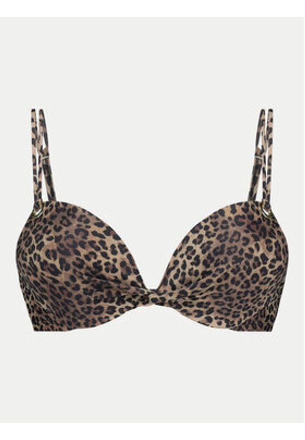 Hunkemöller Góra od bikini Cannes 204904 Brązowy. Kolor: brązowy. Materiał: syntetyk