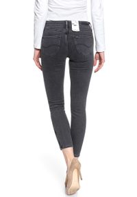 Lee - SPODNIE DAMSKIE LEE SCARLETT CROPPED CONCRETE GREY L30CYGCM