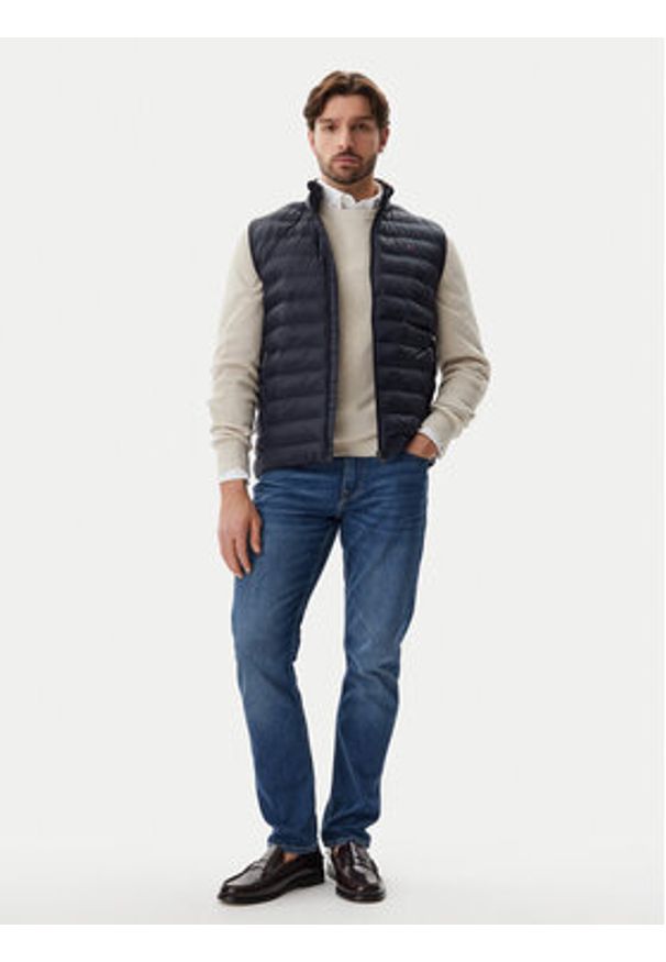 TOMMY HILFIGER - Tommy Hilfiger Kamizelka Core Packable MW0MW39989 Granatowy Regular Fit. Kolor: niebieski. Materiał: syntetyk