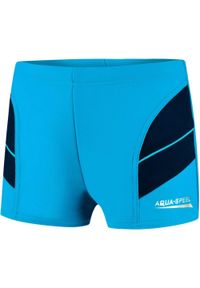Aqua Speed - Bokserki pływackie dla dzieci ANDY. Kolor: niebieski