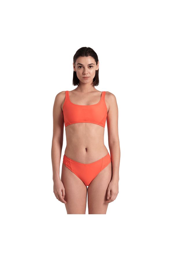 Strój kąpielowy damski dwuczęściowy bikini na basen plażę Arena Team. Kolor: pomarańczowy