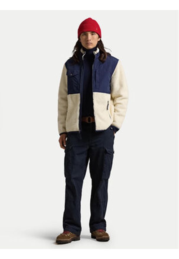 Polo Ralph Lauren Kurtka przejściowa 710850412019 Beżowy Regular Fit. Typ kołnierza: polo. Kolor: beżowy. Materiał: syntetyk