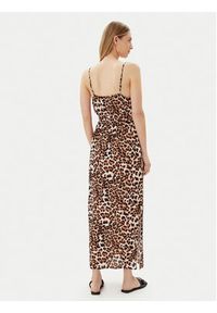 Vero Moda Sukienka letnia Easy 10307995 Brązowy Regular Fit. Kolor: brązowy. Materiał: wiskoza. Sezon: lato #6