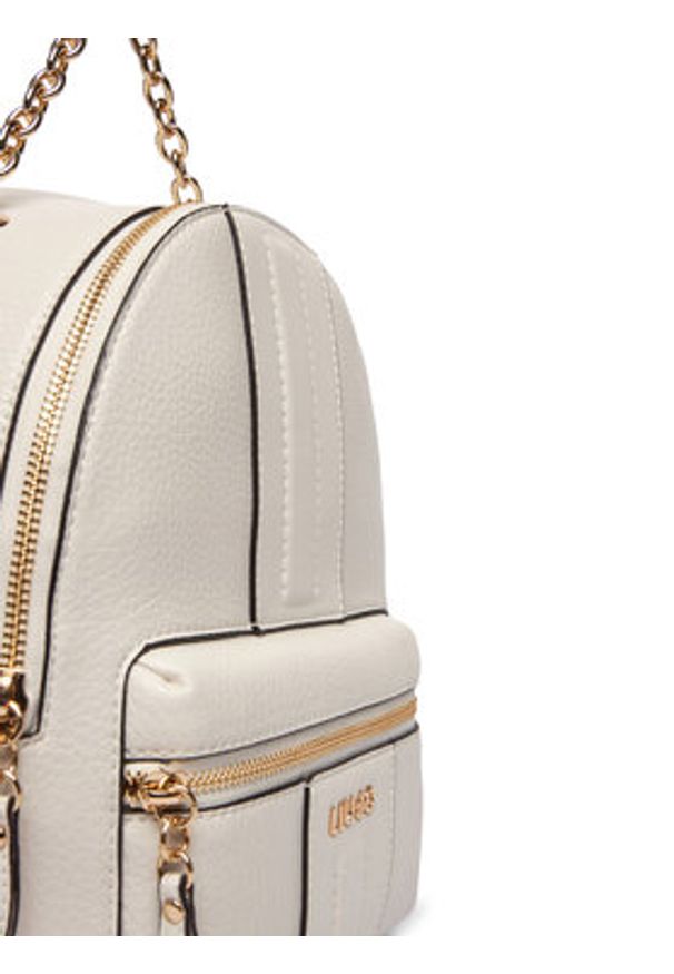 Liu Jo Plecak AA6111 E1109 Écru. Kolor: kremowy. Materiał: skóra