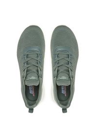 skechers - Skechers Sneakersy Bobs Squad-Tough Talk 32504/SAGE Zielony. Kolor: zielony. Materiał: materiał #5