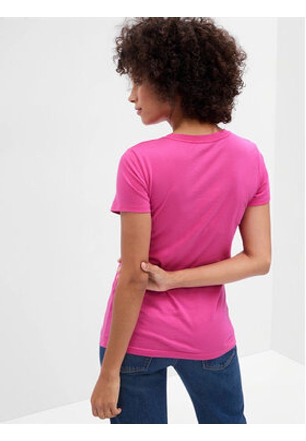 GAP - Gap T-Shirt 268820-89 Różowy Regular Fit. Kolor: różowy. Materiał: bawełna
