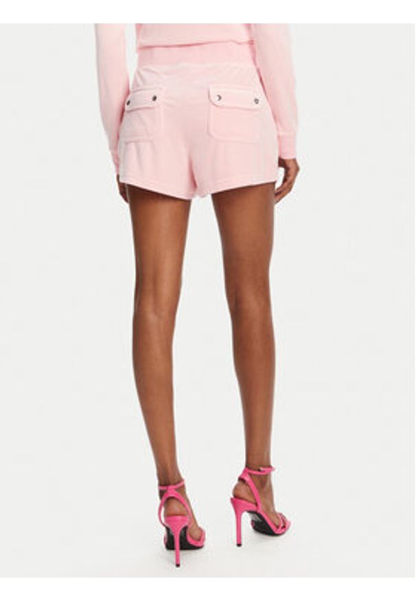 Juicy Couture Szorty sportowe Eve JCBHS224801 Różowy Regular Fit. Kolor: różowy. Materiał: syntetyk