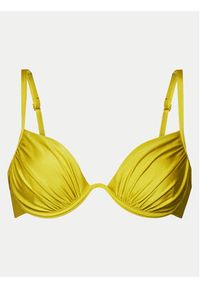 Hunkemöller Góra od bikini Nice 204848 Żółty. Kolor: żółty. Materiał: syntetyk