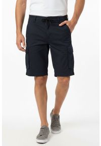 Brave Soul - Spodnie Męskie, Granatowe Szorty, Krótkie, Bojówki, Bawełniane, Casualowe -BRAVE SOUL. Okazja: na co dzień. Kolor: niebieski. Materiał: bawełna. Długość: krótkie. Styl: casual #3