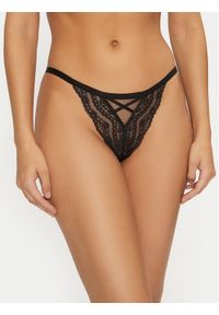 Hunkemöller Figi brazylijskie Selina 206287 Czarny. Kolor: czarny. Materiał: syntetyk