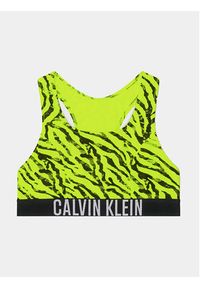 Calvin Klein Swimwear Strój kąpielowy KY0KY00056 Zielony. Kolor: zielony. Materiał: syntetyk