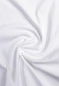 Renee - Biały T-shirt z Bawełny z Dekoltem Łódką i Drapowaniem w Pasie Savalira. Typ kołnierza: dekolt w łódkę. Kolor: biały. Materiał: bawełna. Styl: klasyczny #3