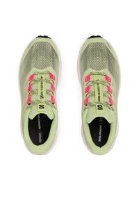 salomon - Salomon Buty do biegania Aero Blaze 3 Grvl L49106400 Zielony. Kolor: zielony. Materiał: materiał #3