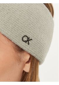 Calvin Klein Opaska materiałowa K60K612591 Szary. Kolor: szary. Materiał: wełna #2