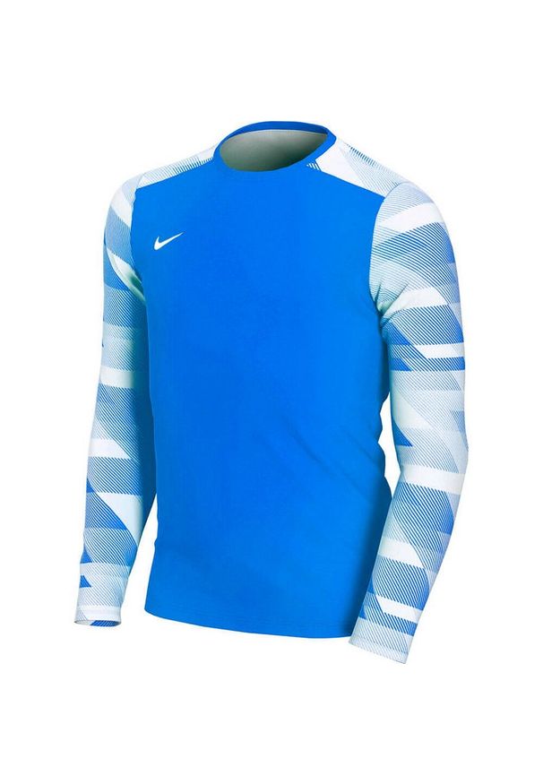 Nike - Koszulka Bramkarska Z Długim Rękawem Dla Dzieci Park IV DriFIT. Kolor: niebieski. Długość rękawa: długi rękaw. Długość: długie. Sport: turystyka piesza